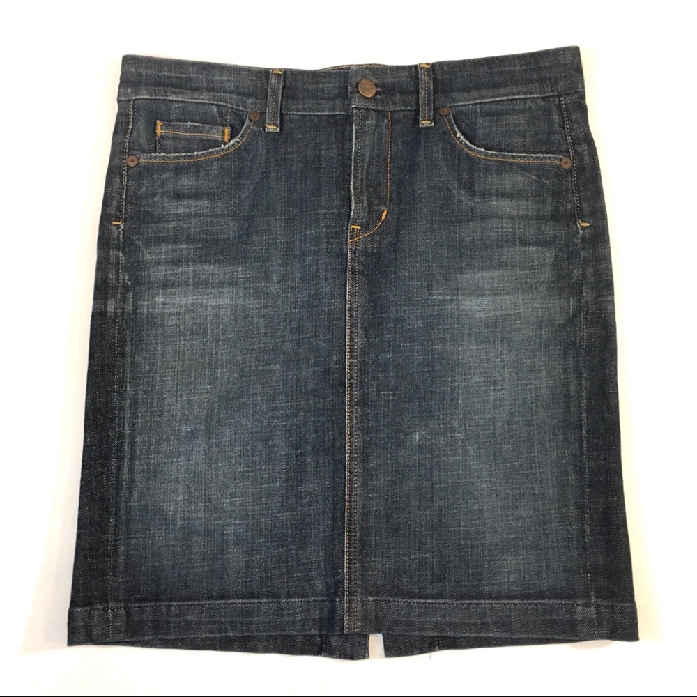 CITIZENS OF HUMANITY Novak Dark Wash  Pencil Skirt Jean Vintage Lightweight